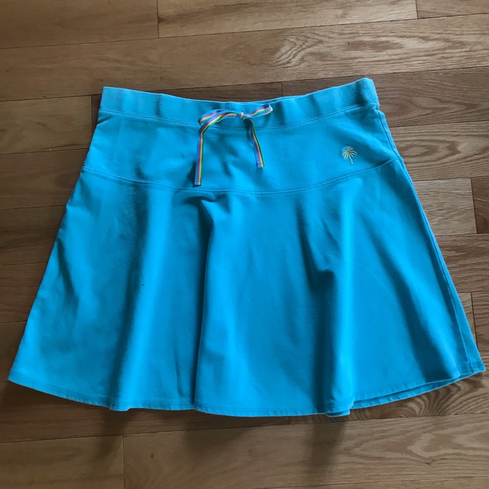 Lilly Pulitzer White Label blue swing style skirt